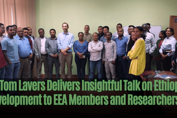 Dr. Tom Lavers Delivers Insightful Talk on Ethiopian Development to EEA Members and Researchers (1)